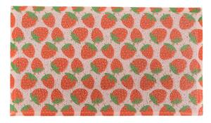 Zerbino in plastica riciclata 40x70 cm Pink Strawberry – Artsy Doormats