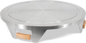 Coperchio Petromax per braciere Tyropit 3 in 1 Coperchio in acciaio inossidabile con manici in legno TYROPIT-LID
