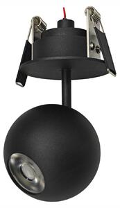 Faretto LED da incasso Bora Recessed 8,5W 36º 2700K Nero Mate - Faretto sferico orientabile ad alta efficienza - Beneito & Faure