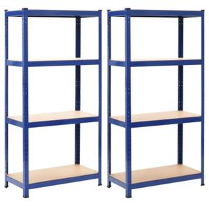 Brace 90 - Scaffale per carichi pesanti in metallo e MDF con 5 ripiani  regolabili 180x90x40 cm