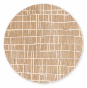 Tappeto da interno/esterno rotondo color crema/di colore naturale ø 200 cm Haringey Crouch – Ted Baker