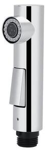 Rubinetto da cucina estraibile, soffione doccia con attacco da 1/2 pollice, ABS cromato