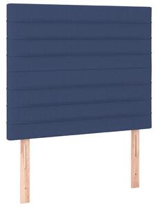 Testiera Blu 90x5x118/128 cm Tessuto