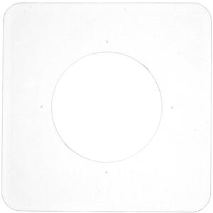 UNITEC 40660 Protettore per carta da parati, singolo trasparente, bianco, 2 pz