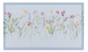 Zerbino in plastica riciclata 40x70 cm Blue Wild Flowers – Artsy Doormats