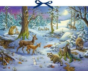Calendario dell'Avvento sonoro - Riesci a sentire gli animali della foresta invernale?