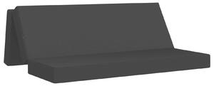 Divano Letto Pieghevole 180 x 67 x 45 cm Nero