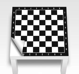 Adesivo per tavolo da scacchi 54 x 54 cm