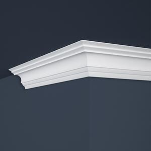 PROVISTON | Modanatura in stucco | Polistirolo | 50 x 50 x 2000 mm | Bianco | Modanatura per soffitto | Verniciabile | Facile da montare | Alta qualità | Robusta e leggera | 10 metri