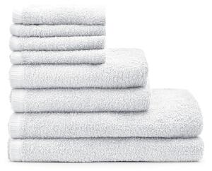 Set di asciugamani per viso e corpo con asciugatura rapida bianchi in cotone 8 pz Quick Dry – Catherine Lansfield