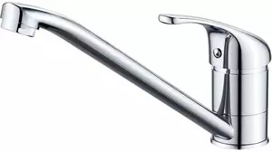 Rubinetto da cucina in acciaio inossidabile, orientabile a 360°, monocomando, con cartuccia Vetroceramica