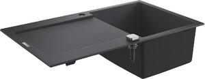 GROHE K500 lavello in granito 500 x 860 mm nero 31644AP0