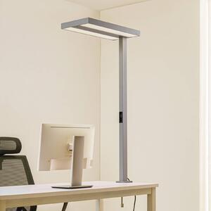 Lampada con morsetto Logan Arcchio, dimmerabile, Alluminio / Grigio / Zincato, Studio / Ufficio, Alluminio, Moderno, Lampada con morsetto