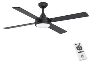 Eglo 35085 - Ventilatore da soffitto LED dimmerabile TRINIDAD LED/20W/230V + TC nero
