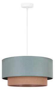 Duolla - Lampadario a sospensione con filo BOHO 1xE27/15W/230V diametro 45 cm verde/marrone