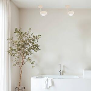 Plafoniera soffitto Mado Argon, dimmerabile, Crema / Ambra, Soggiorno / Sala da pranzo, Metallo, Moderno, Plafoniera