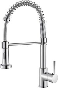 Rubinetto Da Cucina Estraibile Con Display Temperatura – Arco Alto, Getto Magnetico Bifunzionale, 360°, Per Acqua Calda E Fredda