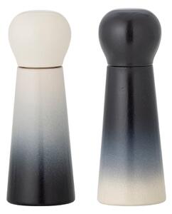 Macinatori da cucina bianchi e blu in legno 2 pz Hyman – Bloomingville
