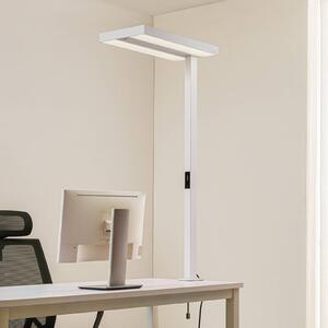 Lampada con morsetto Logan Arcchio, dimmerabile, Bianco / Opale, Studio / Ufficio, Alluminio, Moderno, Lampada con morsetto