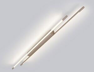Helestra Plafoniera a LED LEDA, dimmerabile, Marrone / Ruggine, Studio / Ufficio, Alluminio, Plafoniera LED