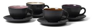 Tazzine in set nere in ceramica 4 pz 240 ml Gastro Black/Mix – Bitz