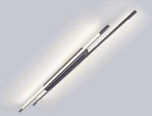Helestra Plafoniera a LED LEDA, dimmerabile, Alluminio / Grigio / Zincato, Studio / Ufficio, Alluminio, Plafoniera LED