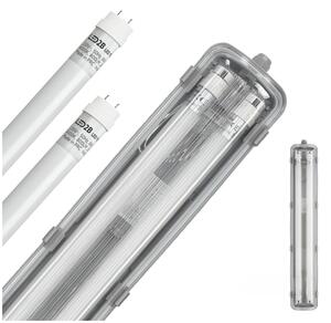 Brilagi -Lampada fluorescente tecnica LED OPTIMA T8 2xG13/9W/230V 4000K IP65 67,5 cm