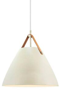 DFTP by Nordlux Lampada a sospensione Strap, dimmerabile, Crema / Ambra, Soggiorno / Sala da pranzo, Tessuto / Stoffa / Seta, Scandinavo, Lampada a sospensione