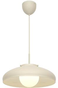 DFTP by Nordlux Lampada a sospensione Latif, dimmerabile, Crema / Ambra, Soggiorno / Sala da pranzo, Ottone, Scandinavo, Lampada a sospensione