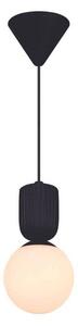 Nordlux Lampada a sospensione in vetro Sadie, dimmerabile, Nero, Soggiorno / Sala da pranzo, Ceramica, Scandinavo, Lampada a sospensione