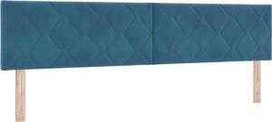 Testiera Blu Scuro 200 cm Velluto
