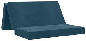 Divano Letto Pieghevole 120 x 67 x 45 cm Blu