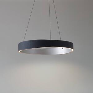 Lampada a sospensione Daelor Lucande, dimmerabile, Nero, Soggiorno / Sala da pranzo, Metallo, Design, Lampada a sospensione