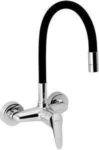 Miscelatore per lavello con braccio flessibile Titania Iris New chrome 94480,0C