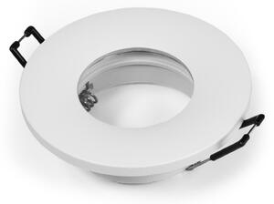 Cornice di montaggio a prova di umidità McShine "W-30" rotonda, IP44, bianco opaco