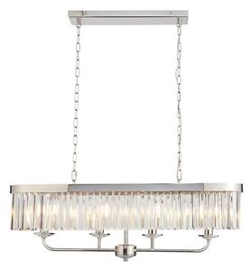 Endon 109058 - Lampadario a catena 4xE14/6W/230V cromo lucido