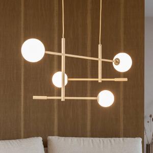 IT´S ABOUT ROMI Lampada a sospensione Copenhagen, Crema / Ambra, Soggiorno / Sala da pranzo, Metallo, Lampada a sospensione