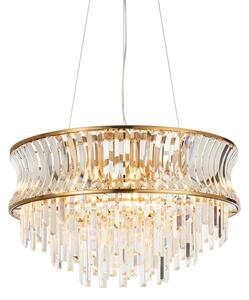 Endon 107785 - Lampadario sospeso a cavo 9x E14/6W/230V, ottone