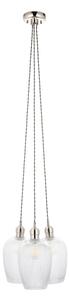 Endon 120652 - Lampadario a sospensione con cavo 3xE27/10W/230V cromo lucido