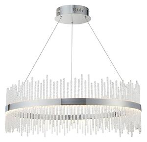 Endon 107108 - Lampadario LED a sospensione su cavo, 56W/230V, 3000K, cromo lucido