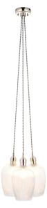 Endon 120652 - Lampadario a sospensione con cavo 3xE27/10W/230V cromo lucido