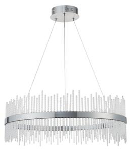 Endon 107108 - Lampadario LED a sospensione su cavo, 56W/230V, 3000K, cromo lucido