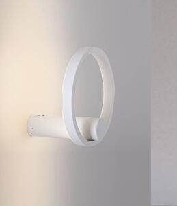 JUST LIGHT. GmbH Applique da parete a LED Archie, dimmerabile, Bianco / Opale, Soggiorno / Sala da pranzo, Metallo, Moderno, Applique a LED