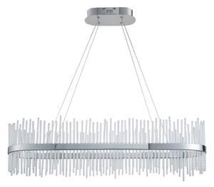 Endon 107109 - Lampadario LED a sospensione con cavo, 47W, 230V, 3000K, cromo lucido