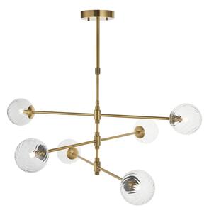 Endon 114039 - Lampadario a stelo 6xG9/3,2W/230V dorato