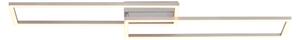 JUST LIGHT Plafoniera LED 14023-55 acciaio, 30,2 W, 4500 lm, 3000 K