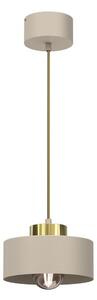 Lampadario su filo MARTI 1xE27/15W/230V beige/oro