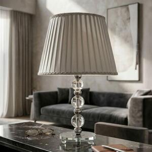 Lampada da tavolo Tolly, modello Lampe de table, di Mauro Ferretti, attacco E27, dimensioni 30x48 cm, colore argento