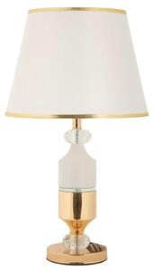 Mauro Ferretti Lampada da tavolo Gipsy Oro Bianco Ø 30x52 cm E27