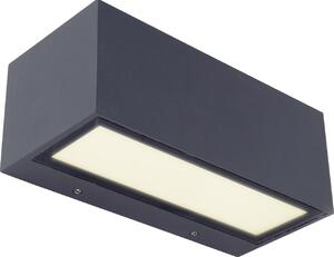 ECO-LIGHT Lutec LED applique da esterno GEMINI 21W 1230lm antracite IP54 3000K